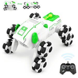 STORM RCS~ 8WD STUNT DOG, Spray Series- Remote Control Car- 2.4Ghz w/ LED Lights